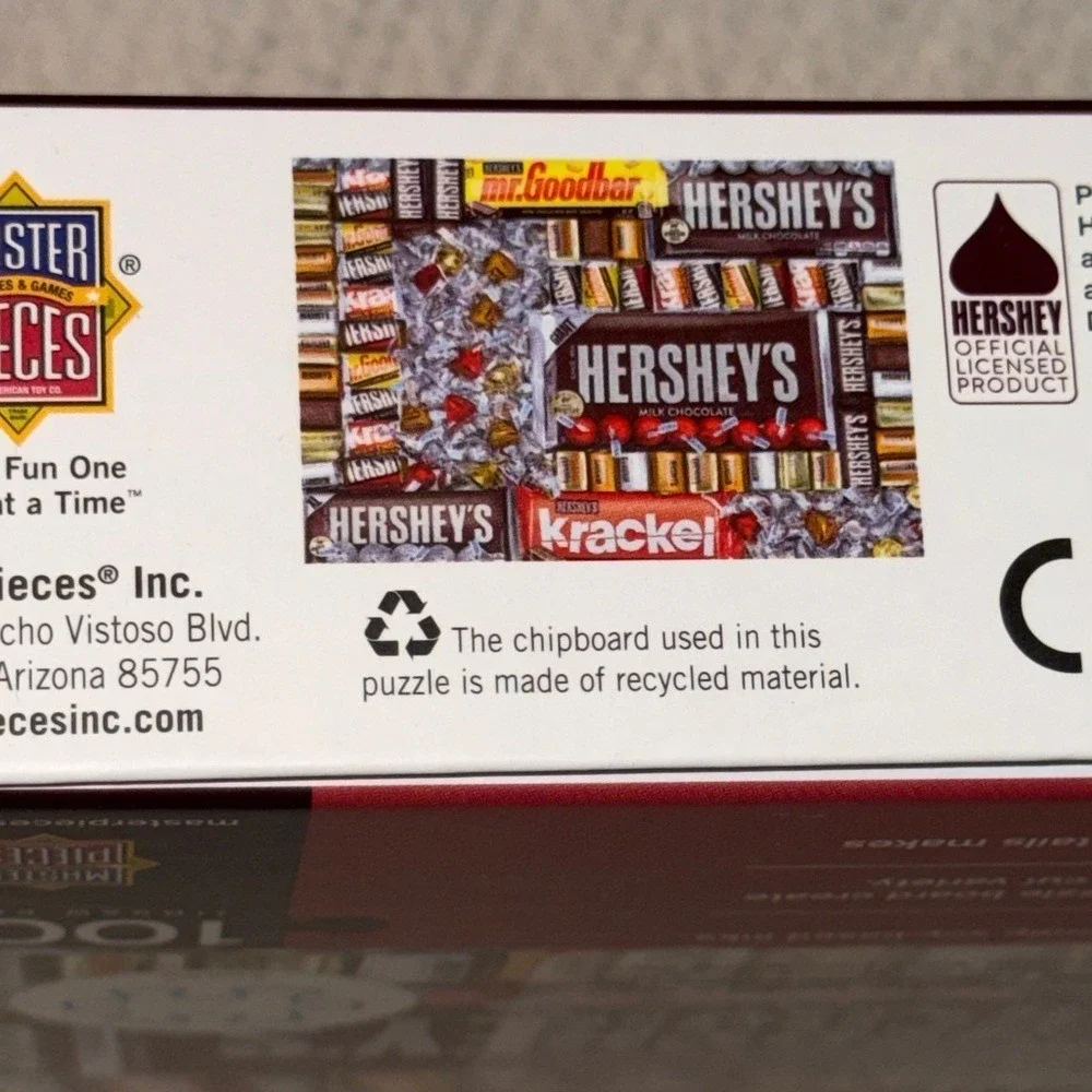MasterPieces Hershey's Chocolate Paradise 1000 Piece Jigsaw Puzzle 71911 New